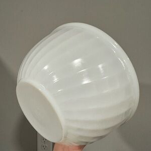 Milk glass FireKing Mixing Bowl